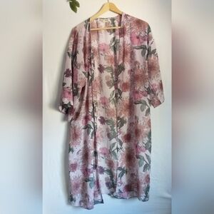 Wallflower Fairycore Cottagecore 90's Y2K Kimono Floral Size Large